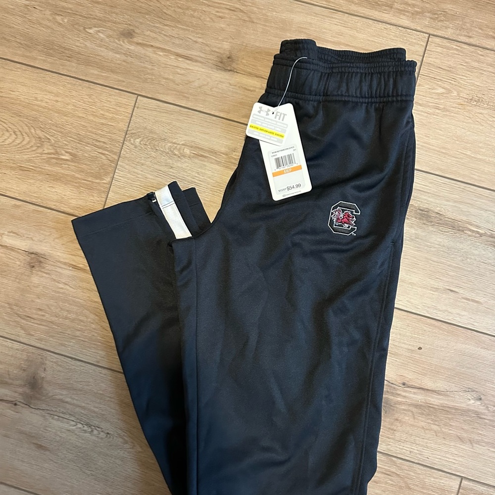 Under Armour Black Joggers with Gamecock Logo
